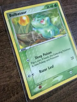 Pokemon Bulbasaur 54/112 EX FireRed LeafGreen 2004 Vintage - Mint - Image 2