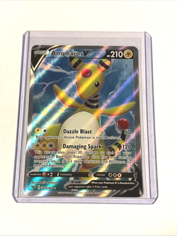 Pokemon Ampharos V 171/185 Ultra Rare Full Art Holo Near Mint Vivid Voltage - Image 1