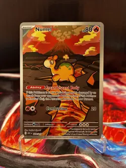 Pokemon Numel 223/217 ASC Full Art Holo Rare 80HP 2026 - Image 2