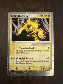 Pokemon TCG Electabuzz ex EX Ruby & Sapphire 97/109 Holo Ultra Rare - Image 1