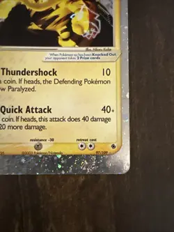 Pokemon TCG Electabuzz ex EX Ruby & Sapphire 97/109 Holo Ultra Rare - Image 4