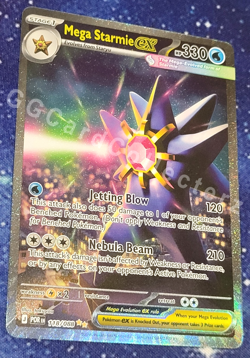 Pokemon Mega Starmie ex 118/088 Special Illustration Rare Perfect Order ME03 NM - Image 2