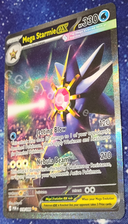 Pokemon Mega Starmie ex 118/088 Special Illustration Rare Perfect Order ME03 NM - Image 3