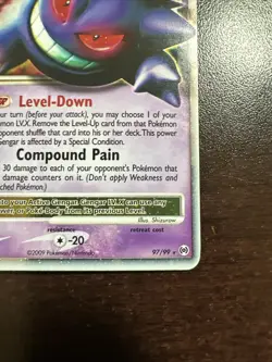 Gengar LV. X 97/99 Pokemon Platinum Arceus MP (see Photos) - Image 4