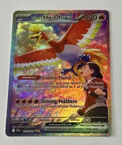 2025 Pokemon DRI EN Special Illustration Rare #230/182 Ethan's Ho-Oh ex - Image 1