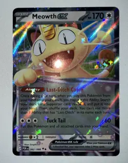 Meowth EX #62/88 Double Rare Pokemon Perfect Order ME03 NM - Image 1