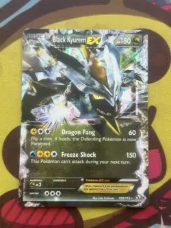 Pokemon Black Kyurem ex 100/113 - XY Legendary Treasures - Excellent - Image 1