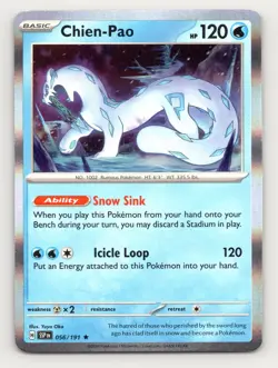 Pokemon SV08: Surging Sparks Chien-Pao 056/191 Holo - Image 1