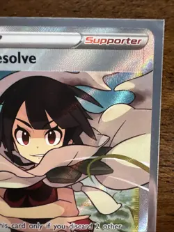 Pokemon Zinnia's Resolve Full Art Ultra Rare Trainer 203/203 Evolving Skies Holo - Image 3
