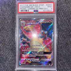 PSA 9 (2017) Charizard GX SM60 PROMO P.M. SM Full Art 🔥 Pokemon TCG - Image 1