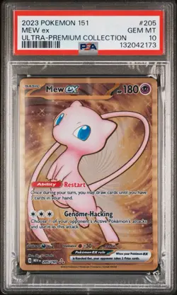 2023 POKEMON 151 ULTRA-PREMIUM COLLECTION #205 MEW EX PSA 10 - Image 3