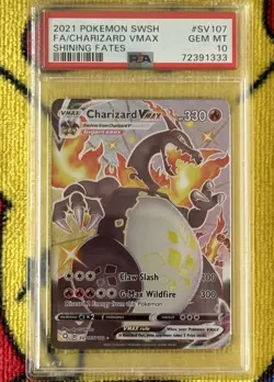 PSA 10 Pokemon Charizard VMAX Shining Fates Shiny Vault - Image 1