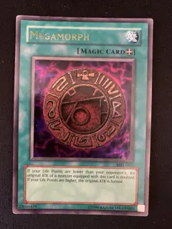 Yu-Gi-Oh! Megamorph MRL-061 Ultra Rare LIght Play Unlimited - Image 1