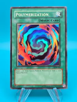 Yu-Gi-Oh! TCG Polymerization LOB-059 Unlimited Super Rare - Image 1