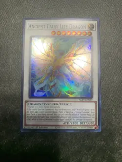 Yu-Gi-Oh! TCG Ancient Fairy Life Dragon ALIN-EN039 Alliance Insight 1st Edition - Image 1
