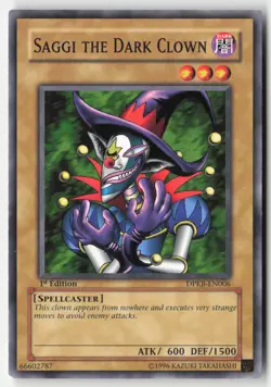 Yugioh - Saggi the Dark Clown DPKB-EN006 1st Edition - Duelist Pack: Kaiba - Image 1