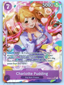 Charlotte Pudding - PRB02-010 (Alternate Art) One Piece Premium Booster Vol. 2 - Image 1