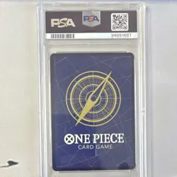 Bandai One Piece CCG Monkey D. Luffy P-022 Promo Foil Film Red Premium PSA 10 - Image 2