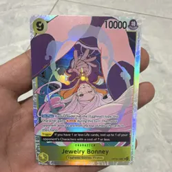 Jewelry Bonney One Piece CCG Carrying on His Will SR Foil OP13-108 10000 Rush - Image 1