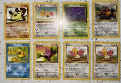 Pokemon cards lot vintage 8 Cards 1st Editions, Fossil, Jungle, Team Rocket - Image 1