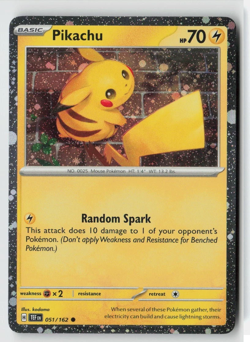 Pikachu - (Cosmo Holo) 051/162 - Miscellaneous Cards & Products Holo - PTCG - LP - Image 1