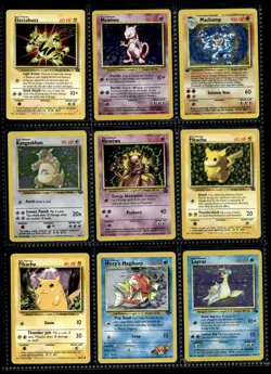 Vtg Pokemon Card Collection Lot Base Set 1st Edition Promo Binder Holos WOTC - Image 1