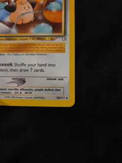 Cleffa Neo Genesis #020/111 1st Edition Rare Pokemon Card T1-1343 - Image 5