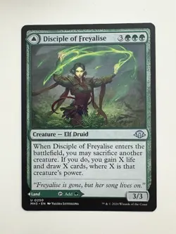 Disciple of Freyalise / Garden MTG Magic the Gathering Card NM Near Mint MH3 - Image 1