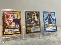 One piece Hyper battle carddass card S40 & [3 Card Lot] NAMI One Piece Carddass - Image 2