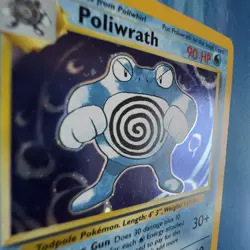 Pokemon TCG Card Poliwrath Holo Base Set 2 15/130 - Image 4