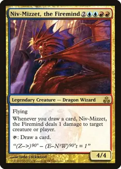 Niv-Mizzet, the Firemind NonFoil Guildpact 123 NM MTG - Image 1