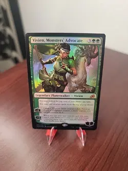 Vivien, Monsters' Advocate - Near Mint, English -PreRelease PROMO FOIL - Image 1