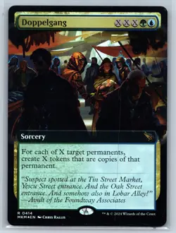 DOPPELGANG (EXTENDED ART) 414 MURDERS AT KARLOV MANOR MTG FOIL NM - Image 1