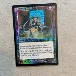 Wizards of the Coast Magic: The Gathering Diabolic Intent Black Foil Sorcery Do… - Image 1