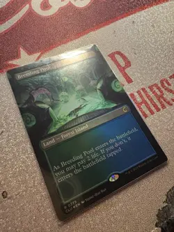 MTG Breeding Pool Borderless Art Foil Ravnica Clue Edition NM Condition - Image 2