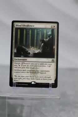 Blind Obedience #9 Ravnica Remastered RVR Magic MTG - Image 1
