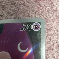 Pokemon Munna Holo Rare Basic Psychic 70 HP BLK EN 116/086 English Card - Image 4
