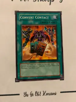 CONVERT CONTACT - DP06-EN016 ENGLISH Yu-Gi-Oh! CARD COMMON KONAMI TCG ORIGINAL - Image 4