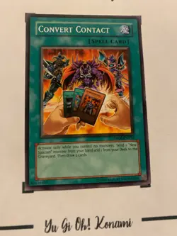 CONVERT CONTACT - DP06-EN016 ENGLISH Yu-Gi-Oh! CARD COMMON KONAMI TCG ORIGINAL - Image 5