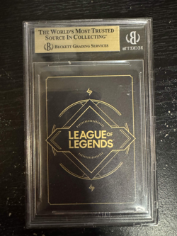 Riftbound TCG BGS 10 Azir METAL Promo Card Prize Wall Exclusive - Image 2