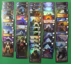 2025 Wonders of the First Foil Lot 50 Uncommon Cards- Crystal Colossus Crimson - Image 3