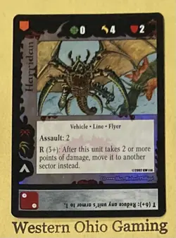 Warhammer 40k CCG Harridan Foil TCG Collectible Card Game - Image 1