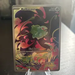 Pokemon TCG Bulbasaur Card 133/132 IR Mega Evolutions Near Mint Condition - Image 1