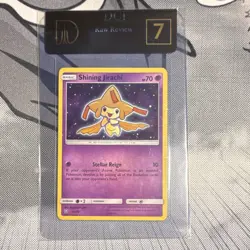 Pokemon Shining Jirachi 42/73 Shining Legends Holo Rare English Card - 7 Graded - Image 1