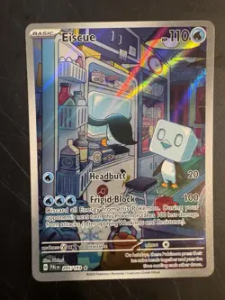 Pokemon TCG Eiscue Scarlet & Violet Paldea Evolved Holo Card 205/193 - Image 1