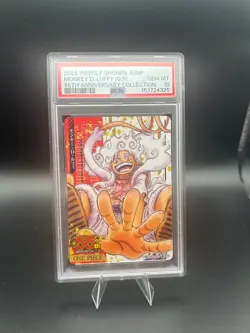PSA10 Gear 5 Luffy Weekly Shonen Jump 55th Anniversary Collection Trading Card - Image 1
