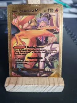 Charizard V TG03/TG30 Pokemon Gold Card Brand New - Image 3