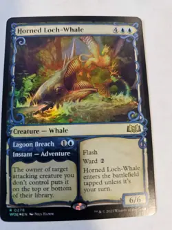 MTG - Horned Loch-Whale Showcase - Wilds of Eldraine - Image 1