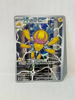 Pokemon Galvantula TCG White Flare Illustration Rare Card 117/086 NM/M Condition - Image 1