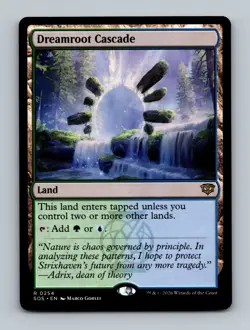 Dreamroot Cascade 0254 (R) MTG Secrets of Strixhaven (SOS) - Image 1